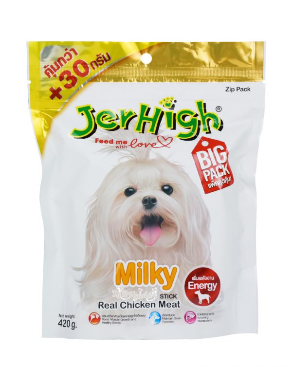 Jerhigh Chicken Milky Stick Flavor for Maltese Dogs 420g